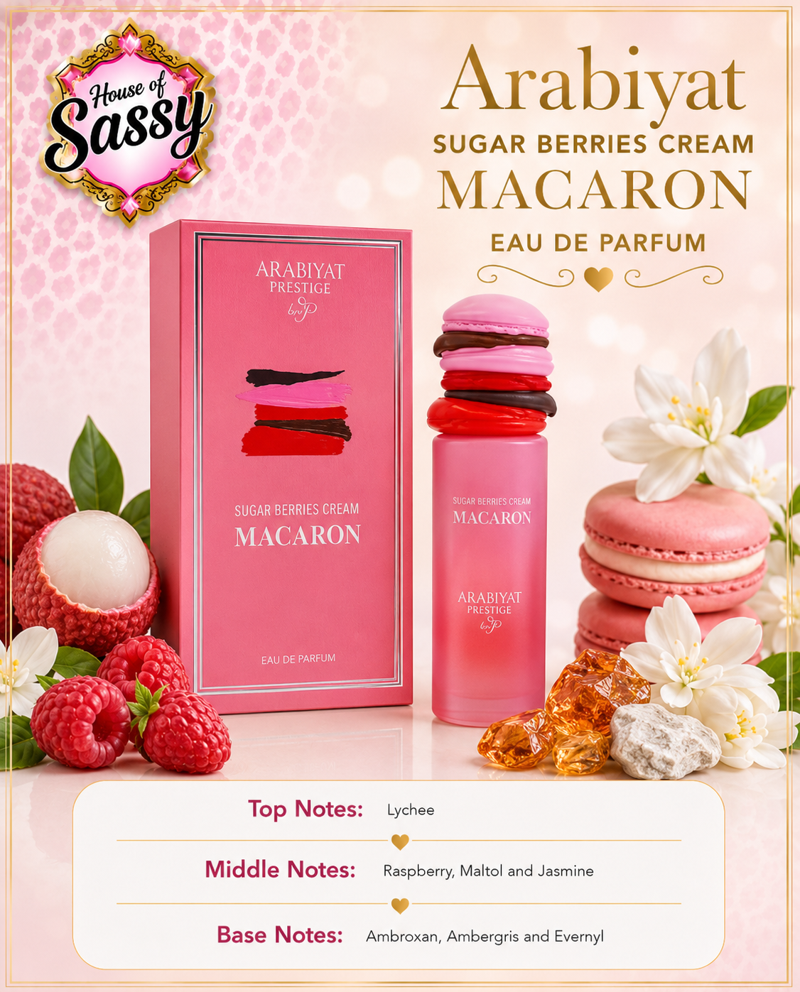Arabiyat Sugar Berries Cream Macaron