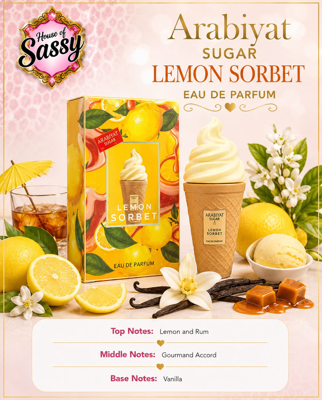 Arabiyat Sugar Lemon Sorbet