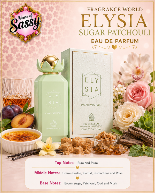 Fragrance World Elysia Sugar Patchouli